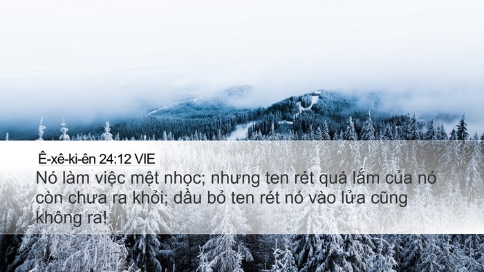 Ê-xê-ki-ên 24:12 VIE Bible Verse Image