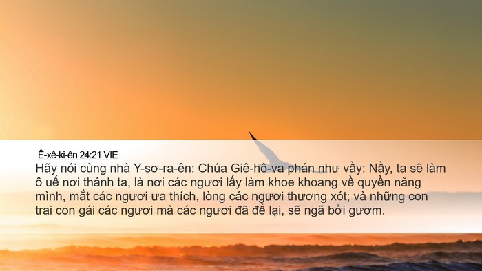 Ê-xê-ki-ên 24:21 VIE Bible Verse Image