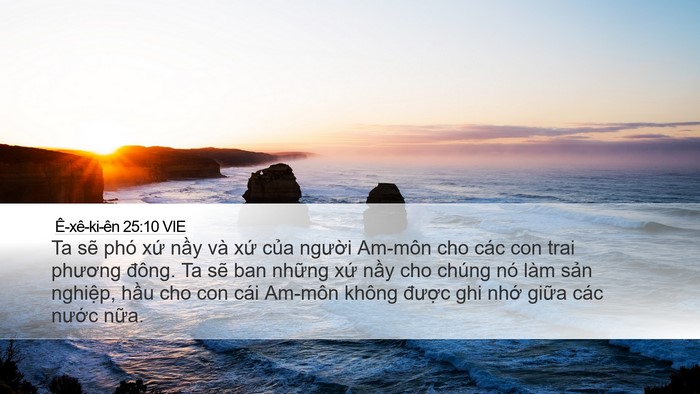 Ê-xê-ki-ên 25:10 VIE Bible Verse Image