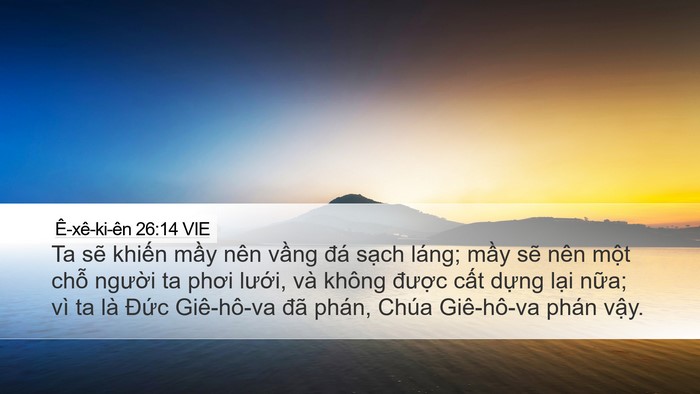 Ê-xê-ki-ên 26:14 VIE Bible Verse Image