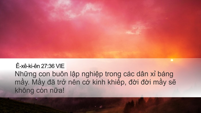 Ê-xê-ki-ên 27:36 VIE Bible Verse Image
