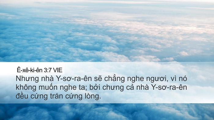 Ê-xê-ki-ên 3:7 VIE Bible Verse Image