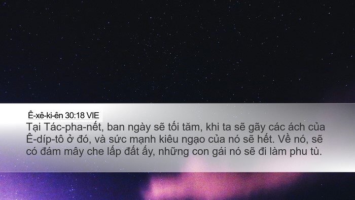 Ê-xê-ki-ên 30:18 VIE Bible Verse Image