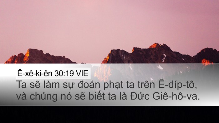 Ê-xê-ki-ên 30:19 VIE Bible Verse Image