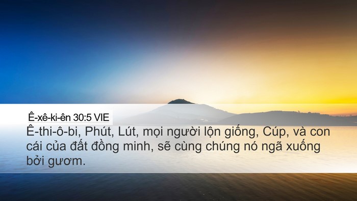 Ê-xê-ki-ên 30:5 VIE Bible Verse Image