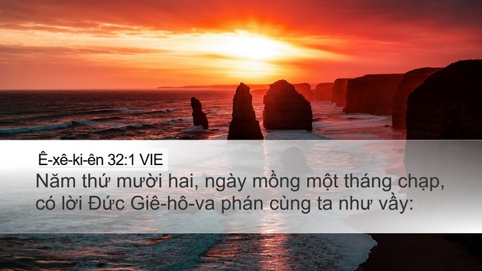 Ê-xê-ki-ên 32:1 VIE Bible Verse Image