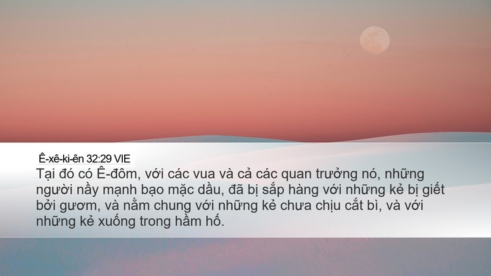 Ê-xê-ki-ên 32:29 VIE Bible Verse Image