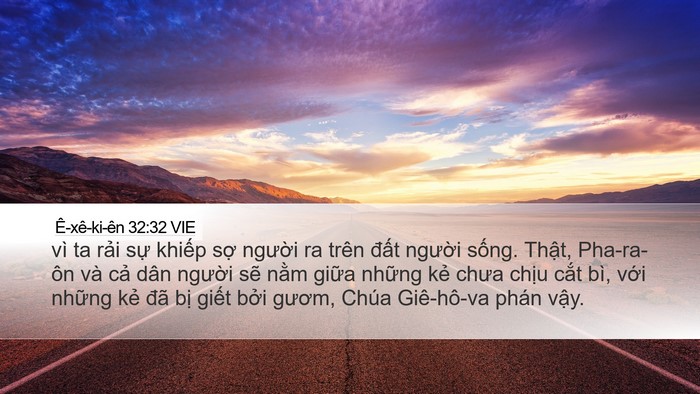 Ê-xê-ki-ên 32:32 VIE Bible Verse Image