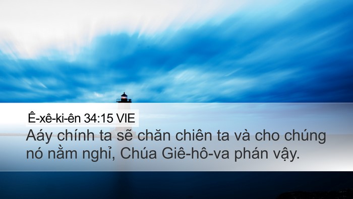 Ê-xê-ki-ên 34:15 VIE Bible Verse Image
