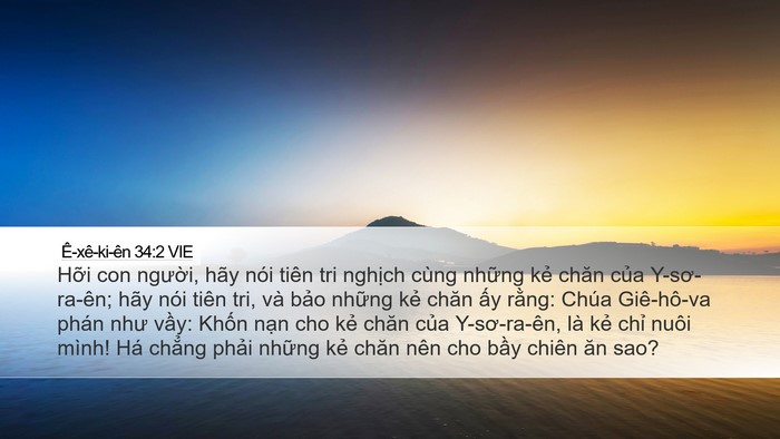Ê-xê-ki-ên 34:2 VIE Bible Verse Image