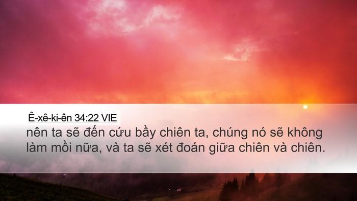 Ê-xê-ki-ên 34:22 VIE Bible Verse Image