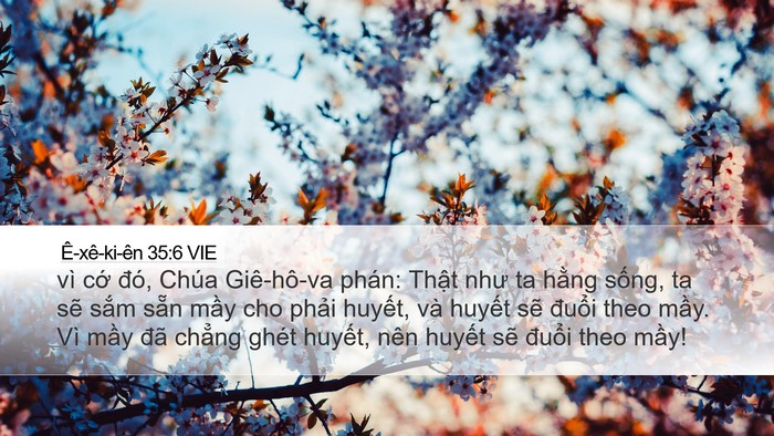 Ê-xê-ki-ên 35:6 VIE Bible Verse Image