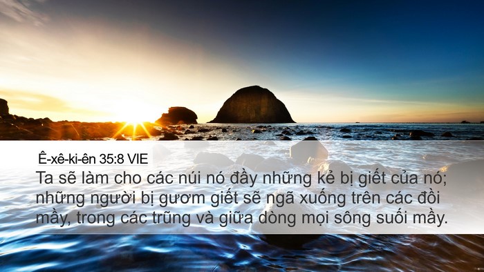 Ê-xê-ki-ên 35:8 VIE Bible Verse Image