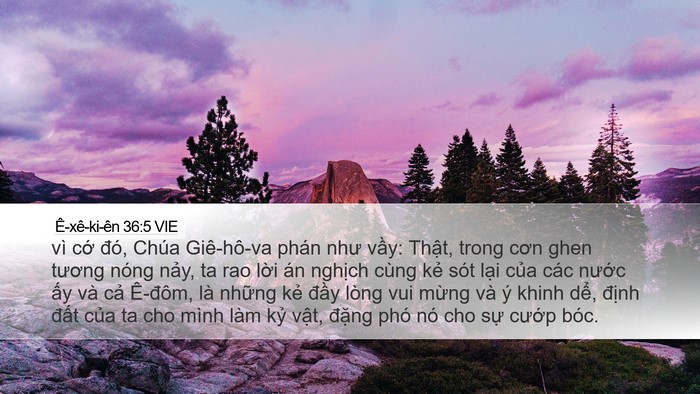 Ê-xê-ki-ên 36:5 VIE Bible Verse Image