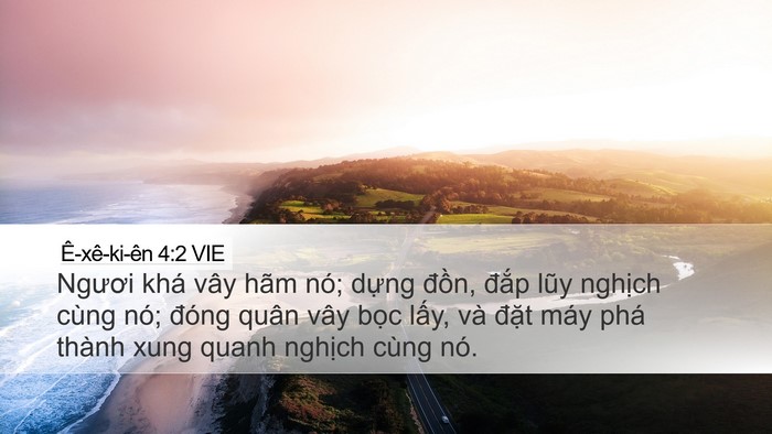 Ê-xê-ki-ên 4:2 VIE Bible Verse Image