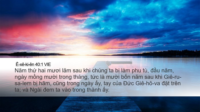 Ê-xê-ki-ên 40:1 VIE Bible Verse Image