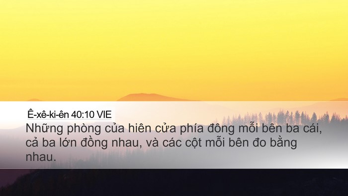 Ê-xê-ki-ên 40:10 VIE Bible Verse Image