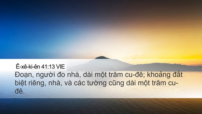 Ê-xê-ki-ên 41:13 VIE Bible Verse Image