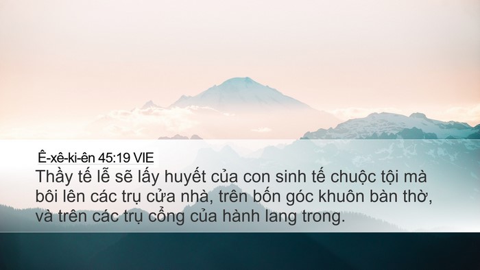 Ê-xê-ki-ên 45:19 VIE Bible Verse Image