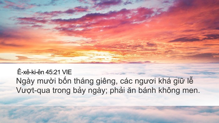 Ê-xê-ki-ên 45:21 VIE Bible Verse Image