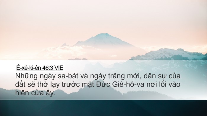 Ê-xê-ki-ên 46:3 VIE Bible Verse Image