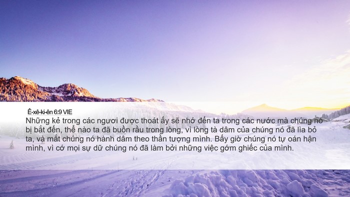Ê-xê-ki-ên 6:9 VIE Bible Verse Image