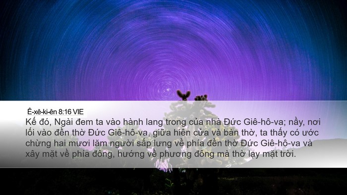 Ê-xê-ki-ên 8:16 VIE Bible Verse Image