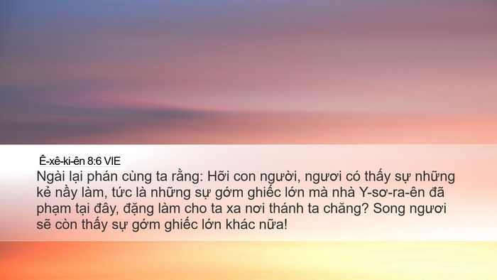 Ê-xê-ki-ên 8:6 VIE Bible Verse Image