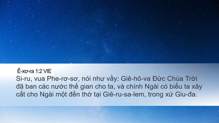 Ê-xơ-ra 1:2 VIE Bible Verse Image
