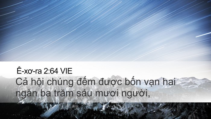 Ê-xơ-ra 2:64 VIE Bible Verse Image