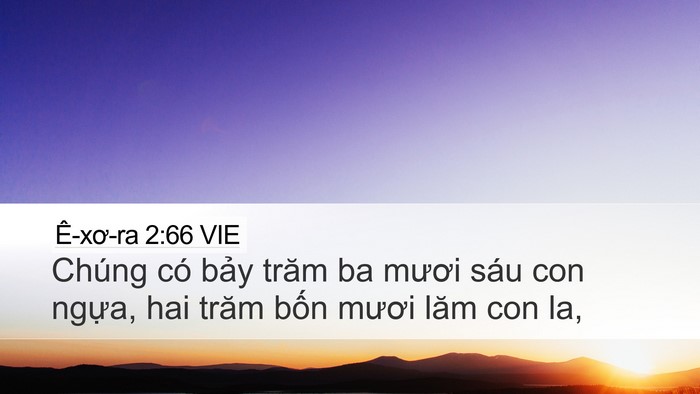 Ê-xơ-ra 2:66 VIE Bible Verse Image
