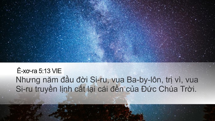 Ê-xơ-ra 5:13 VIE Bible Verse Image