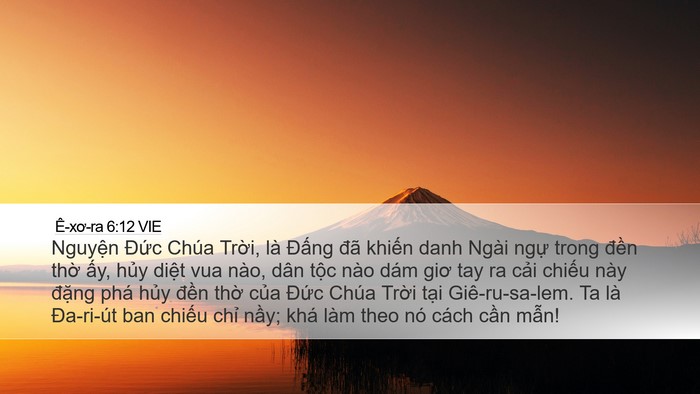 Ê-xơ-ra 6:12 VIE Bible Verse Image