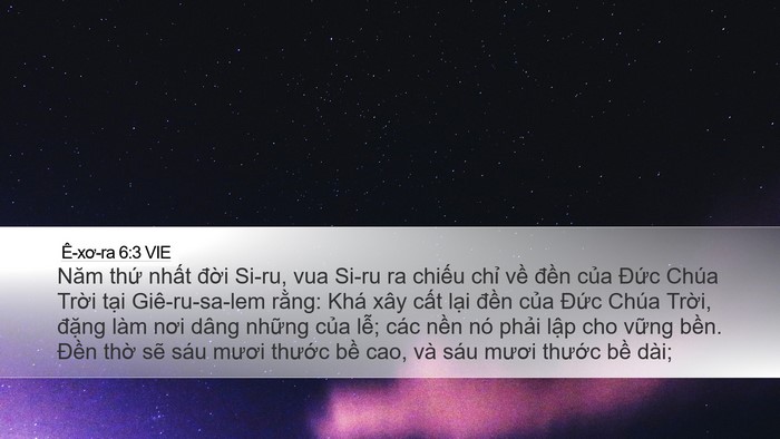 Ê-xơ-ra 6:3 VIE Bible Verse Image