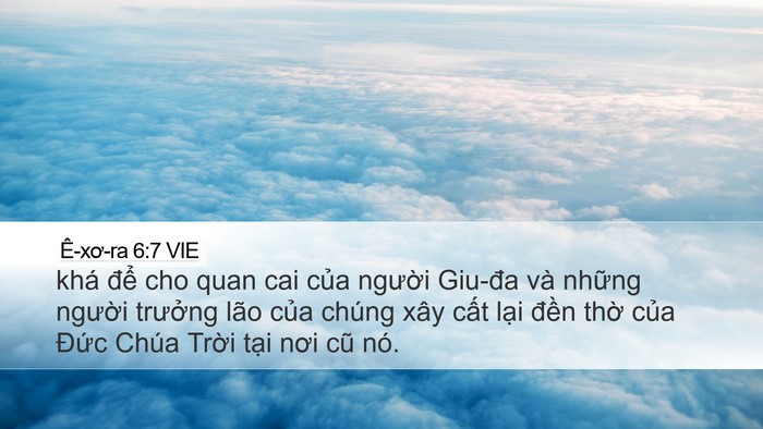 Ê-xơ-ra 6:7 VIE Desktop Wallpaper - khá để cho quan cai của người Giu-đa - Desktop Bible Verse Wallpaper