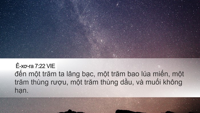 Ê-xơ-ra 7:22 VIE Bible Verse Image