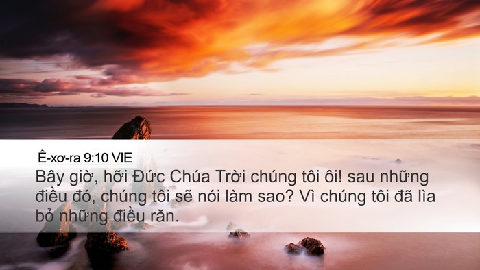 Ê-xơ-ra 9:10 VIE Bible Verse Image