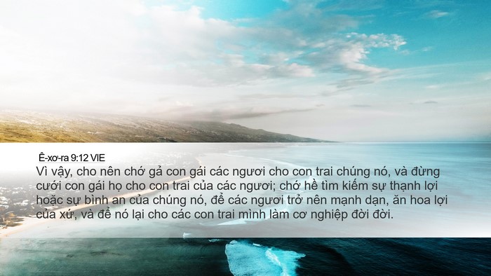 Ê-xơ-ra 9:12 VIE Bible Verse Image