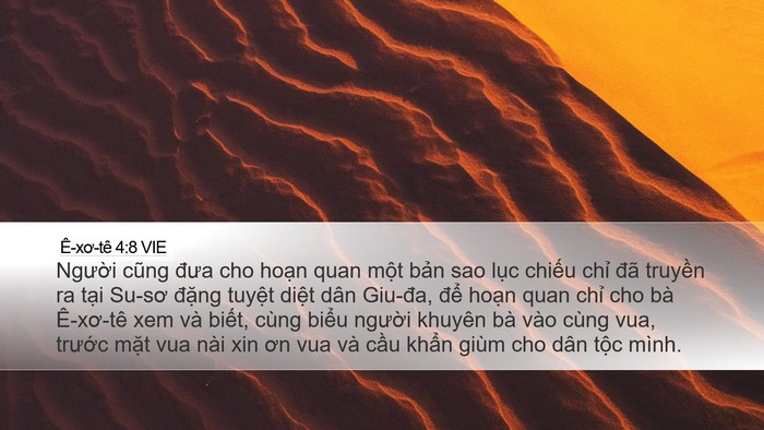 Ê-xơ-tê 4:8 VIE Bible Verse Image