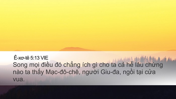 Ê-xơ-tê 5:13 VIE Bible Verse Image
