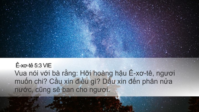Ê-xơ-tê 5:3 VIE Bible Verse Image