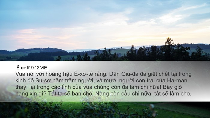 Ê-xơ-tê 9:12 VIE Bible Verse Image