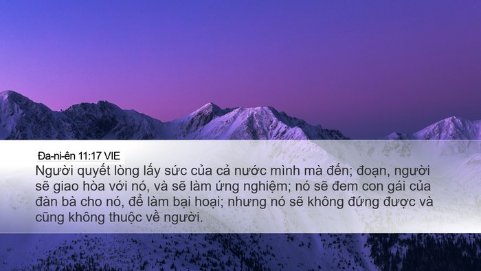 Ða-ni-ên 11:17 VIE Bible Verse Image