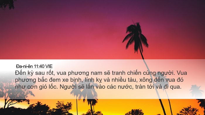 Ða-ni-ên 11:40 VIE Bible Verse Image