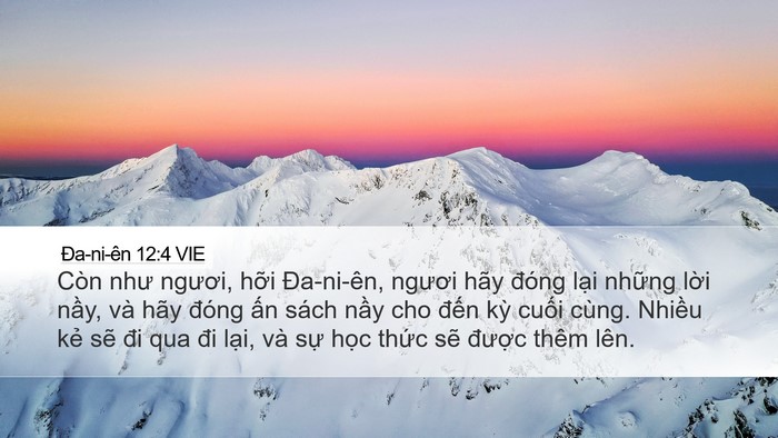 Ða-ni-ên 12:4 VIE Bible Verse Image