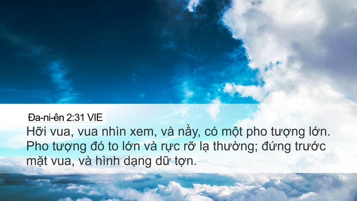 Ða-ni-ên 2:31 VIE Bible Verse Image