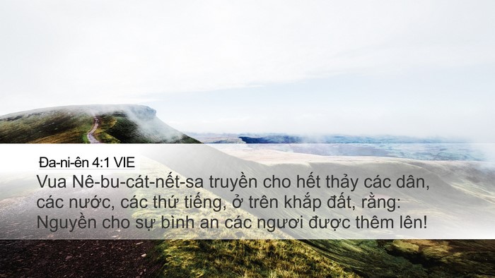 Ða-ni-ên 4:1 VIE Bible Verse Image