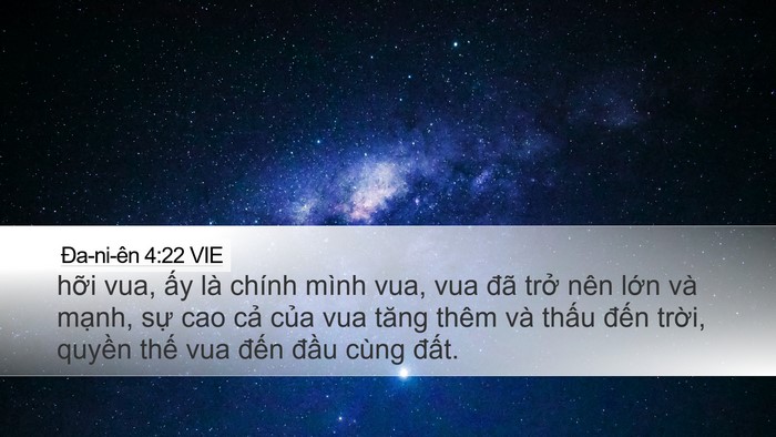 Ða-ni-ên 4:22 VIE Bible Verse Image