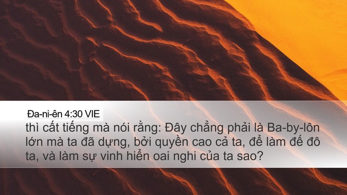 Ða-ni-ên 4:30 VIE Bible Verse Image