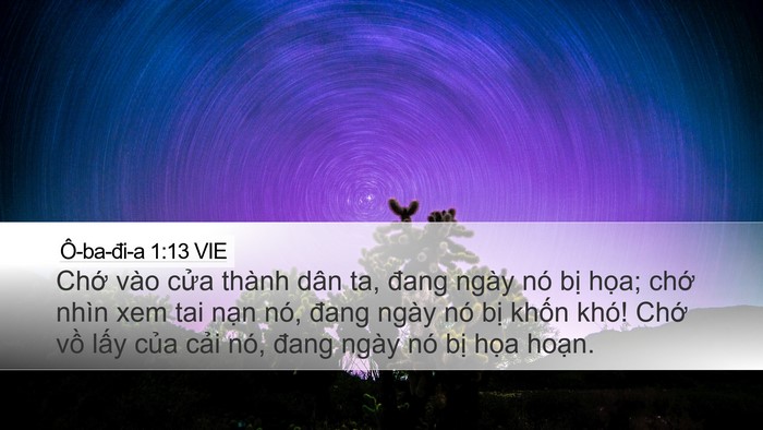 Ô-ba-đi-a 1:13 VIE Bible Verse Image